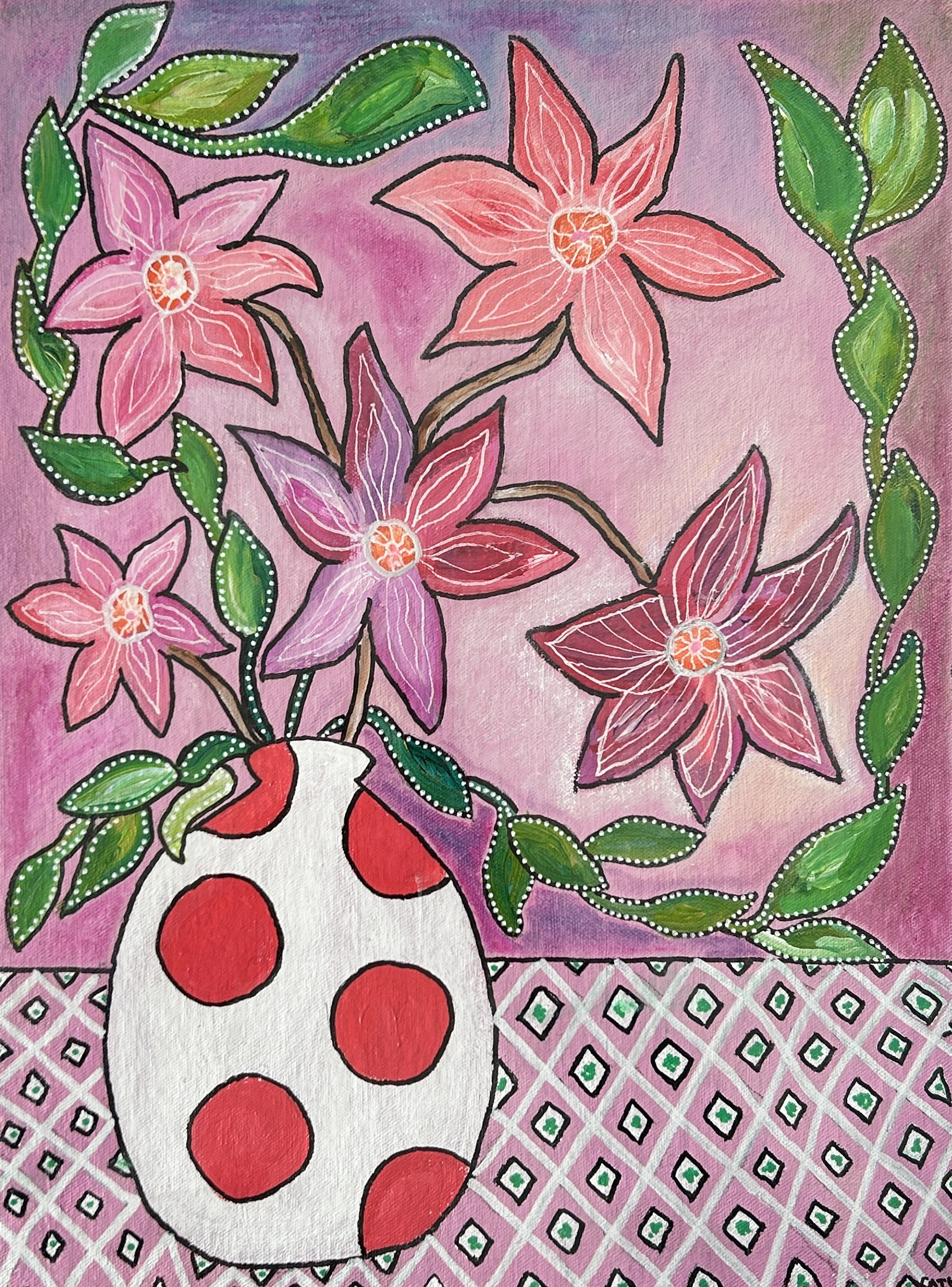 « Les pois rouges »