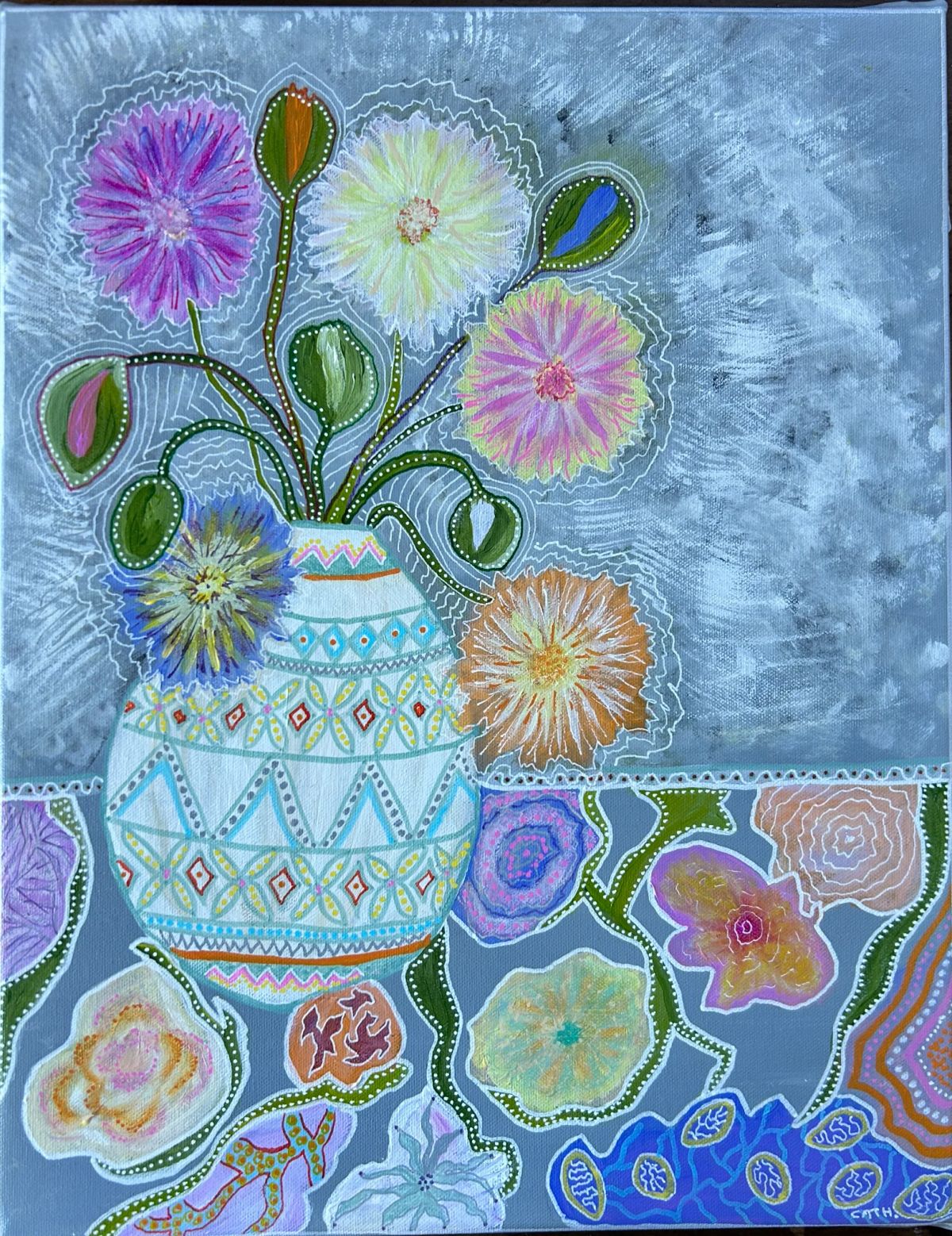Le bouquet pastel