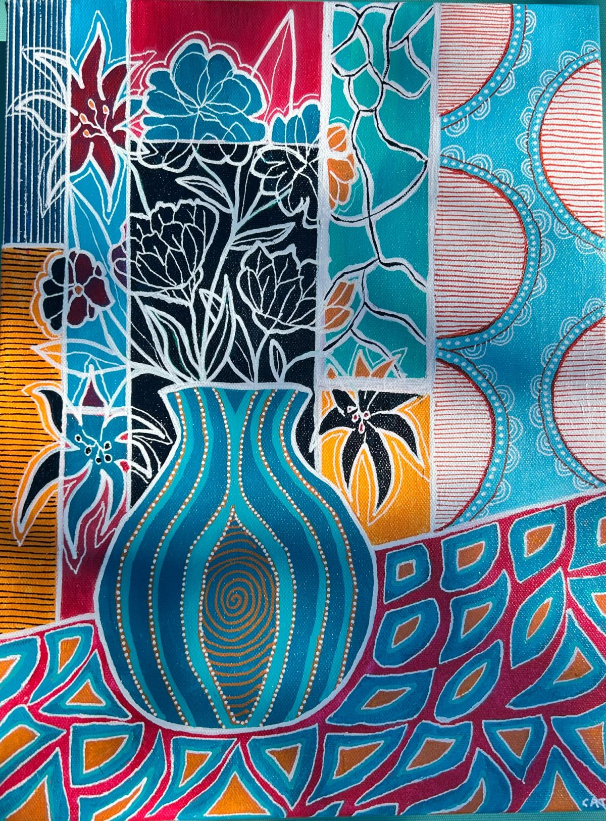 Le bouquet Art-déco