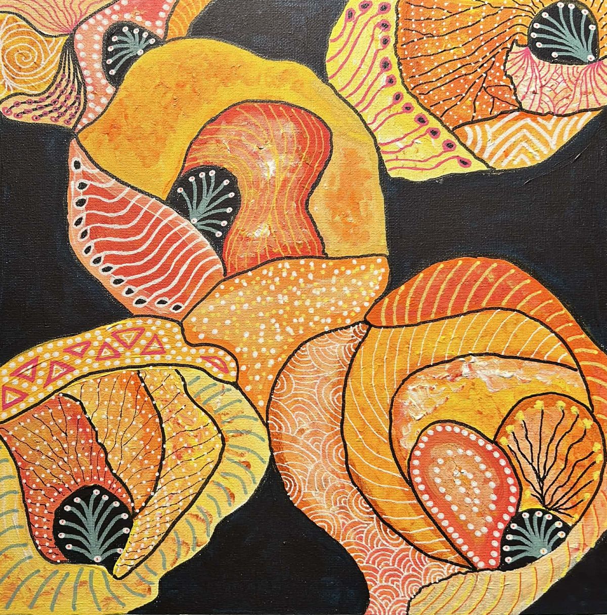 Les coquelicots jaunes